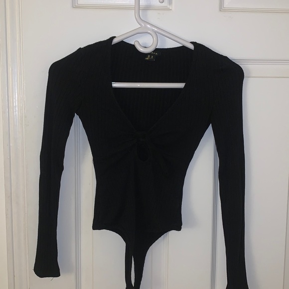 Tie front bodysuit - Picture 1 of 2